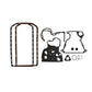 OVERHAUL GASKET SET Fits John Deere 4.202,4.219,4.239,4.239T,4039,4039T,4.276,4.