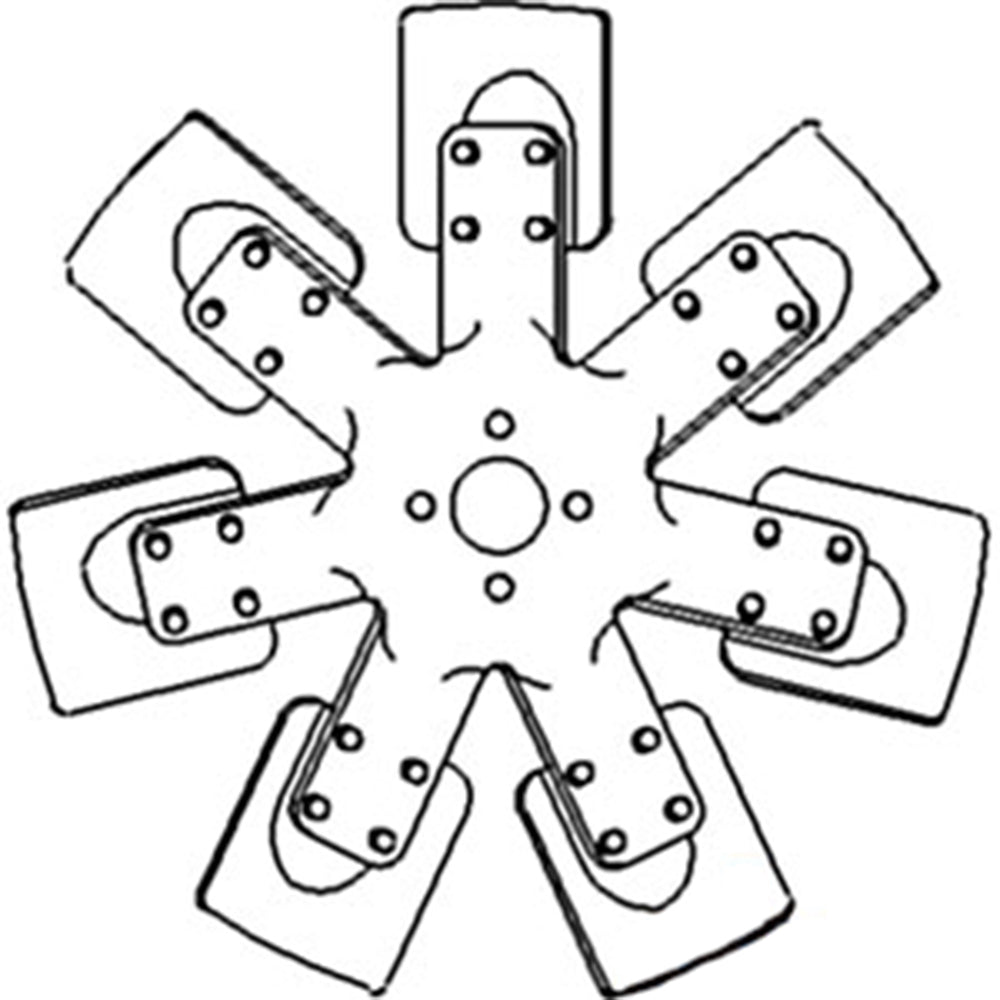 7 Blade Fan Fits 5210 5220 5300 5310 5320 5400 5400N 5500N RE42511