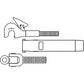 RE44560 Center Link Assembly Fits John Deere Fits JD Tractor 4000 4020 4230 4430