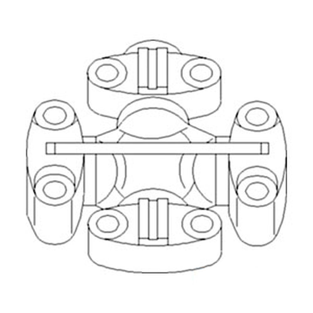 RE52347 Cross and Bearing Assembly Fits John Deere Fits JD 7200 7210 7400 7410 7