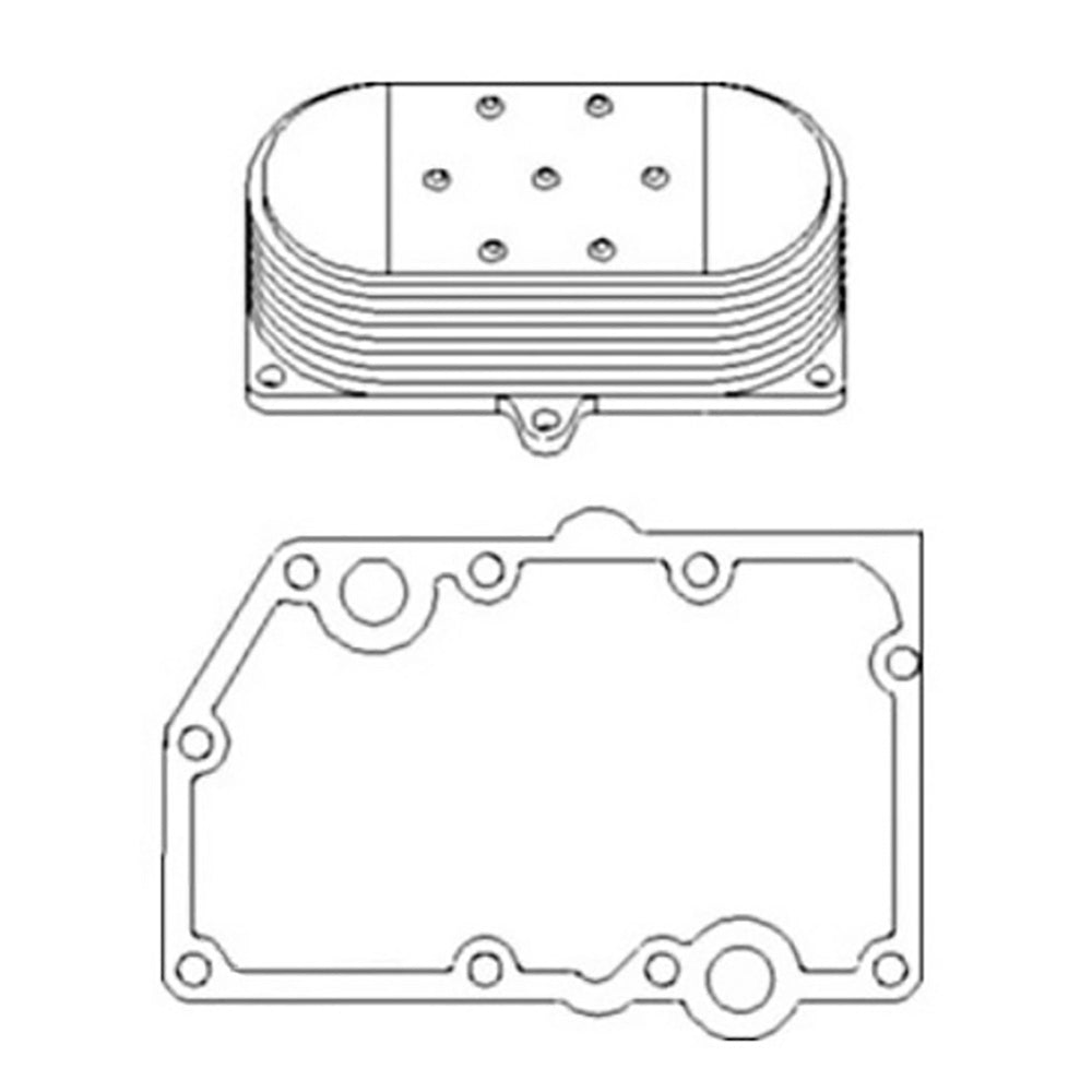RE56690 Engine Oil Cooler Fits John Deere 4730 4830 5101E 5101EN 5425 5525