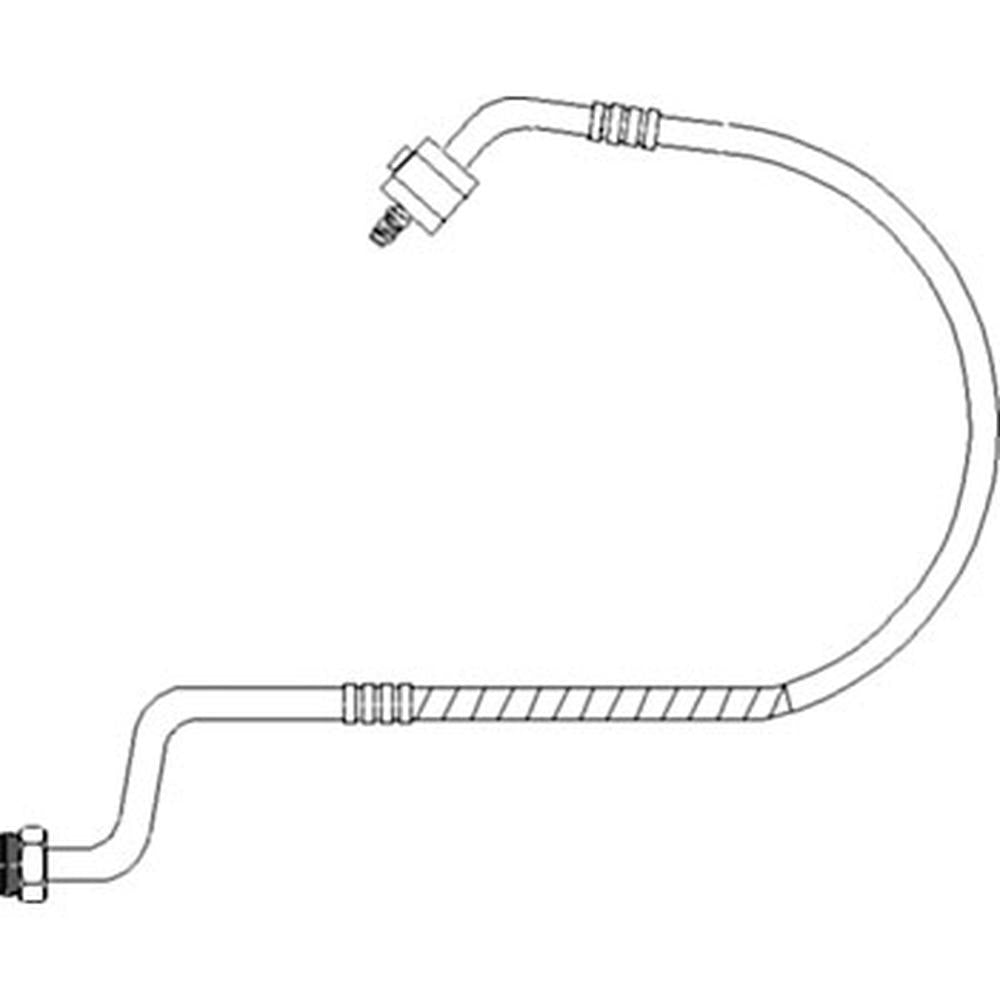 Air Conditioning Hose Line - Quick Coupler to Compressor Fits John Deere 4230