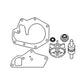 RE62659 Water Pump Kit Fits John Deere 2155 2240 2250 2255 2350 2355 2550