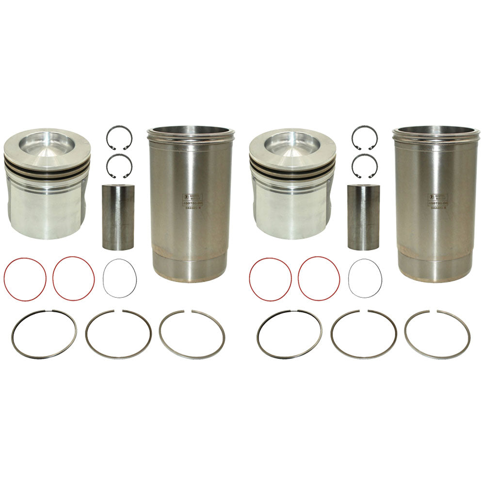 RE64509 Two Piston Liner Kits Fits John Deere 2256 2258 2264 2266 330LC 3554