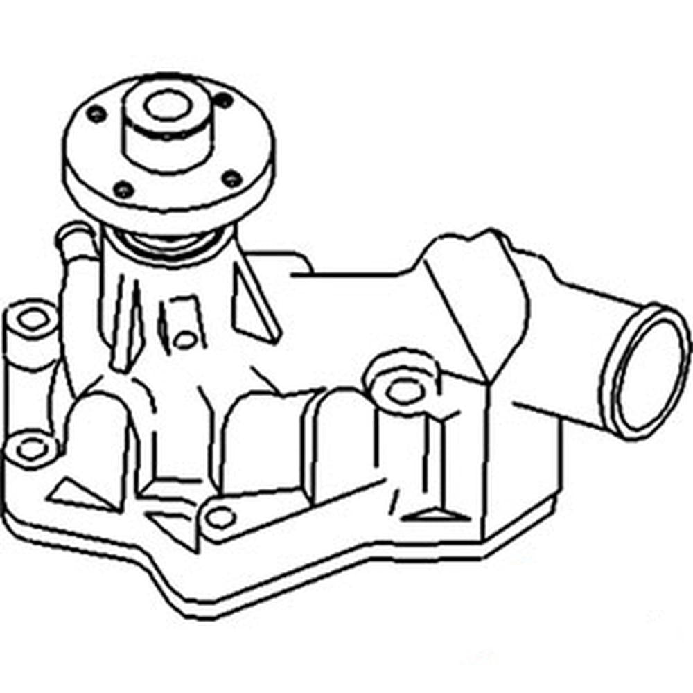 Water Pump Fits John Deere Replaces RE67037