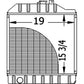RE70673 Radiator Fits John Deere 5210 5220 5310 5310N 5320 Tractors