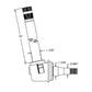 RE73022 Right Hand Left Hand Spindle Fits John Deere Tractors Model 5205