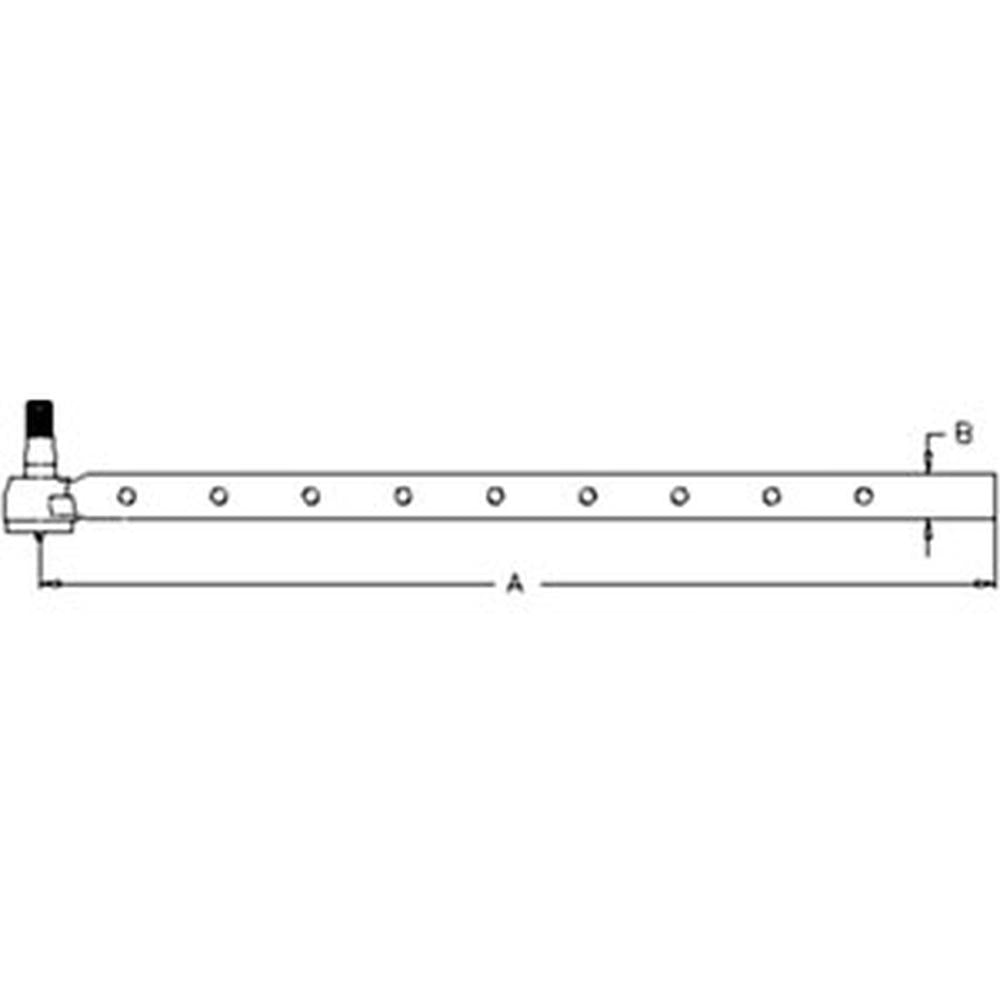 1302686C1 Long Outer Tie Rod Fits Case-IH Combine 1440 1460 1640 1644 1660 1666