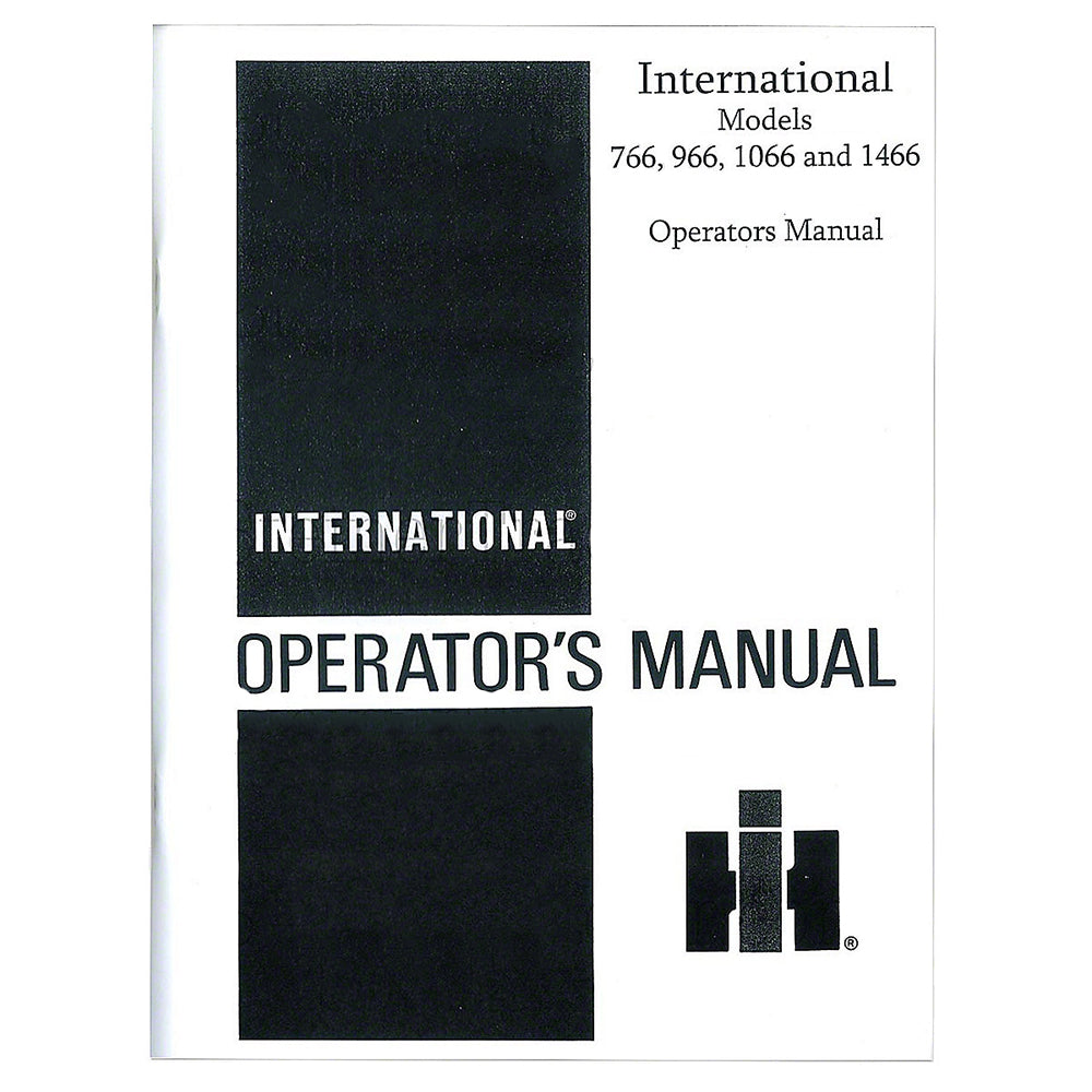 REP120 Operators Manual Fits Case IH 766 966 1066 1466