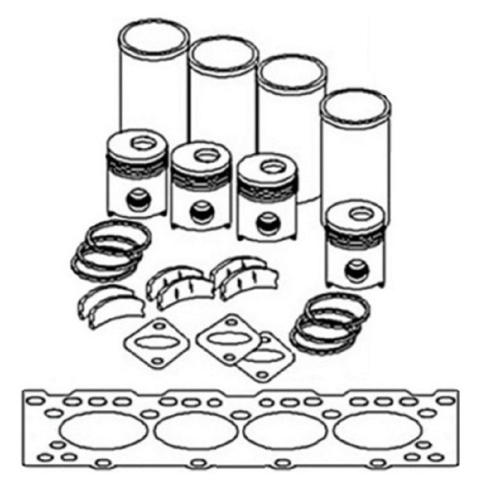 RG17892 .010 Major Engine Overhaul Kit Fits John Deere Fits JD 690B 693C 740 432