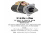 Starter — "FORD MARINE 4.5"" 9T CCW" Fits Crusader Replaces ROM3143N-USA