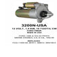 Starter — FORD PMGR 12V 1.4KW 10TCW Fits OMC Replaces 3854190987811