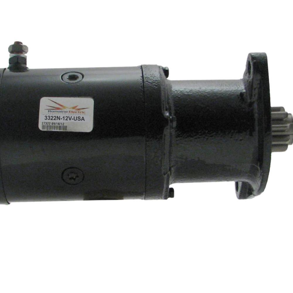 Starter — STR 6V 9TH CW JEEP Fits Willys Replaces ROM3322N-USA