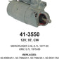 Starter — 10MT-HT 9T CW MARINE Fits Crusader Replaces ROM3550N-USA