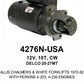 Starter — 25MT 12V 10T CW PERKINS Fits Massey Ferguson