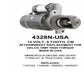 Starter — 10MT-HT 12V 9T CW Fits White Replaces ROM4328N-USA