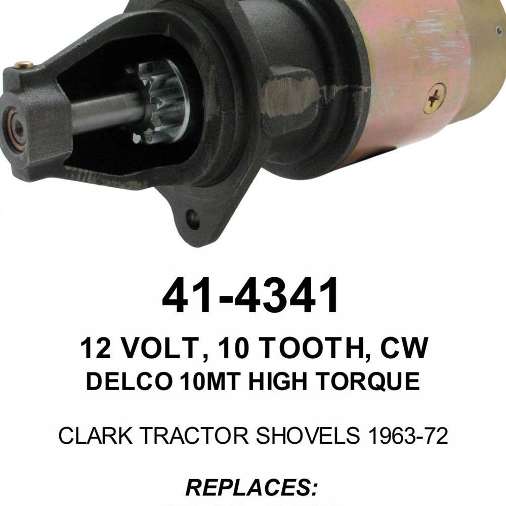 Starter — DELCO 10MTE 12V 10T CW Fits Waukesha Replaces ROM4341N-USA