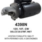 Starter — 25MT 12V 10T CW WET Fits Clark Replaces ROM4398N-USA