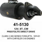 Starter — PREST STR W/SOL 12V 9T CW Fits John Deere
