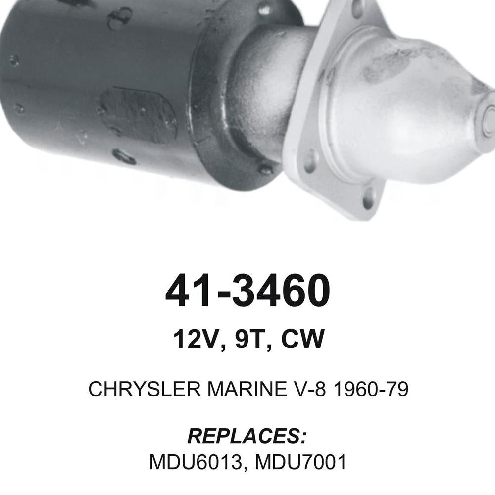 Starter — PREST STR 12V 9T CW Fits Dodge Replaces ROM5222N-USA