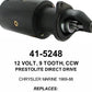 Starter — PREST STR 12V 9T CCW Fits Acadia Replaces ROM5248N-USA