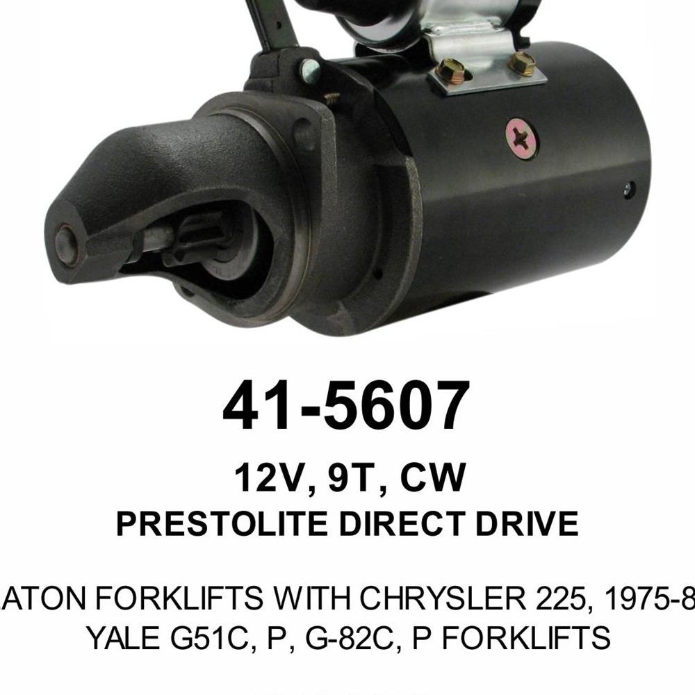Starter — DELCO 10MT CONV 9T CW Fits Eaton Replaces ROM5607N-X-USA