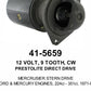Starter — PREST STR 12V 9T CW MERC Fits Mercruiser Replaces ROM5659N-USA