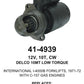 Starter — 10MT-HT 12V 11T Fits Case IH Replaces ROM6711N-USA