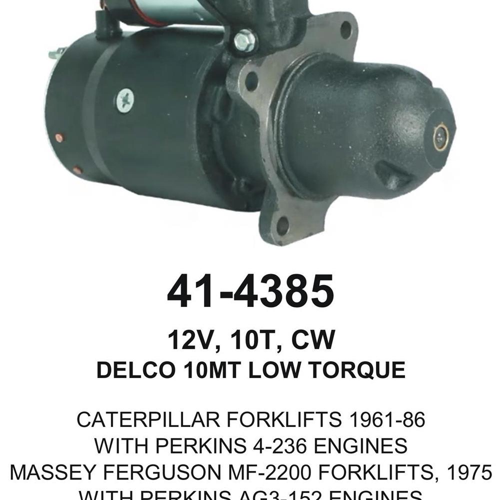 Starter — 10MT-HT 12V 10T Fits Hy-Dynamic Replaces ROM6730N-USA