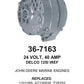 Alternator — 12SI 24V 40A SE W/R TERM Fits Allis Chalmers Replaces ROM7163N-USA
