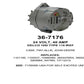 Alternator — DELCO 10SI-116 24V 40A SE Fits Allis Chalmers