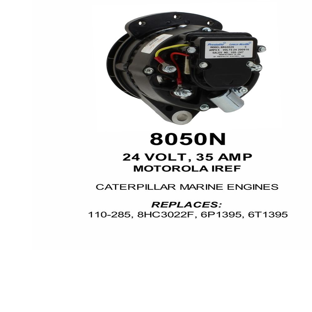 Alternator — MOT IREF 24V 35A INSL Fits Caterpillar