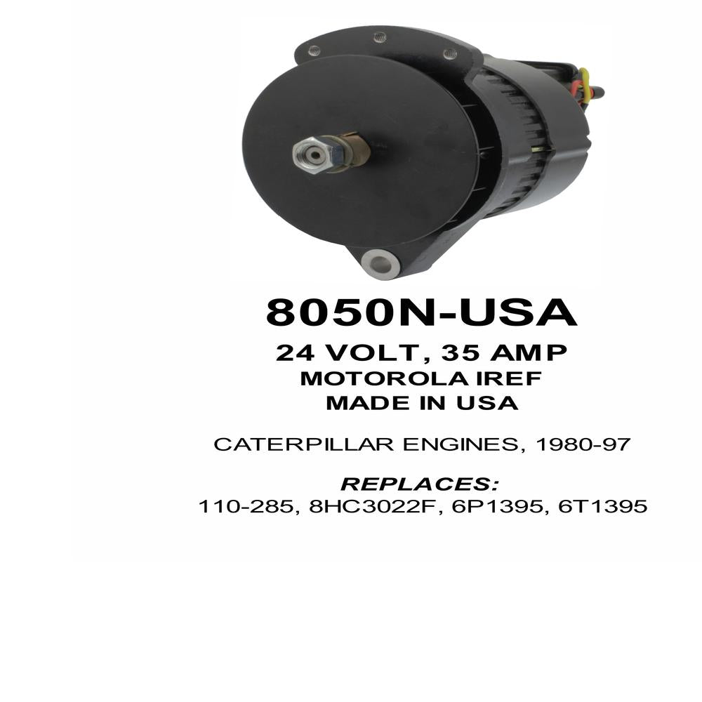 Alternator — MOT IREF 24V 35A INSL Fits Caterpillar