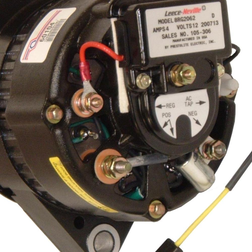 Alternator — MOT IREF 12V 51A MARINE Fits Aero Replaces ROM8377N-USA