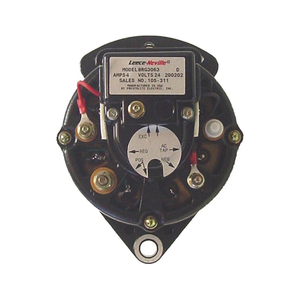 Alternator — MOTOROLA IREF 24V 40A 8MR Fits Clark Replaces M1530916
