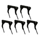 Set of Five Rubber Mounted Twin Rake Teeth Fits Edcor RTIDTM/D RTIHDT-M/D