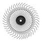 RWH230280 LH Hay Rake Wheels (25) Pack Fits Frontier WR3108 WR3110 WR3112 WR3414