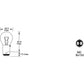 S.109960 Side | Indicator Bulb, 12V, 21W Watts, BA15d Base Fits