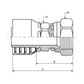 S.1221710 Parker JIC 37° Hose Fitting 5/8'' x 1 1/16'' x 12''