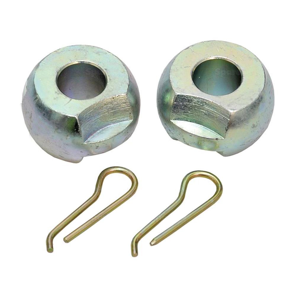 S.12237 Lower Link Balls & Retaining Clips Fits Massey Ferguson