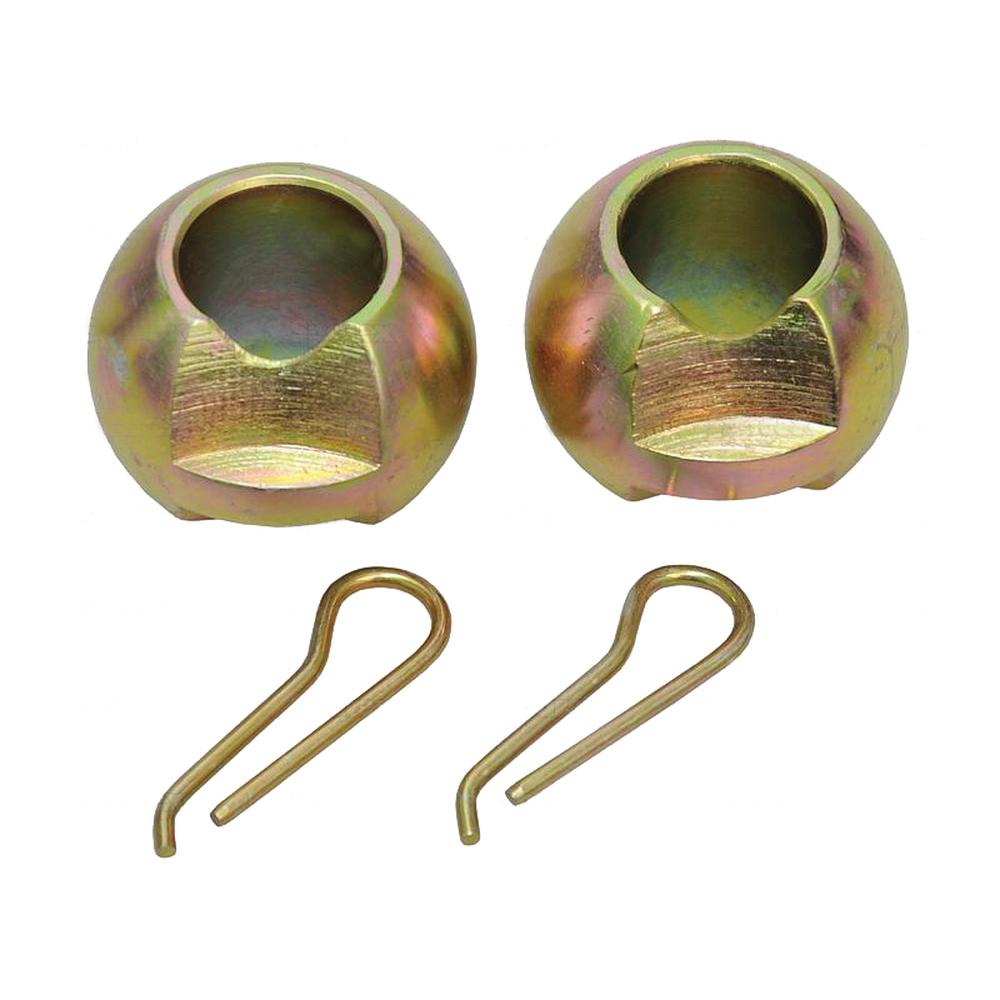 S.12238 Lower Link Balls & Retaining Clips (Fits CAT. 2/2) (4 pcs. Agripak)