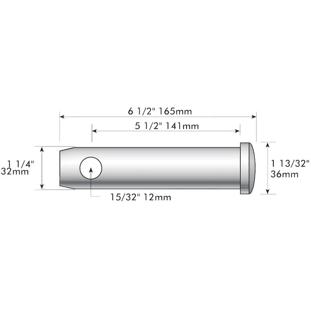 S.12336 Top Link Pin - Standard (Fits CAT. 3), ( ) Fits Ford/New Holland