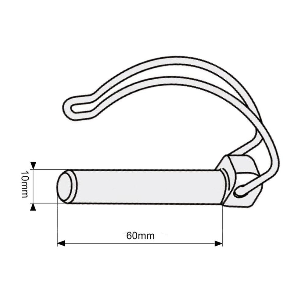 S.12799 Pipe Linch Pin, Pin 10mm x 60mm ( ) Fits Lely