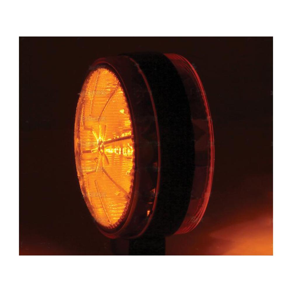 S.151014 Safety Pedestal LED Light, Amber, 12-30V