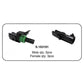 S.153151 Delphi - Weather Pack 1-Pole, Refill, 3pcs. Male & 3 pcs. Female
