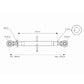 S.15347 Top Link Heavy Duty (Fits CAT.2/2) Ball and Ball, Min: 680mm - Fits Land