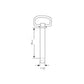 S.15360 Hitch Pin with Chain & Linch Pin, Pin 1 1/2'', Working length: 7 1/2''.