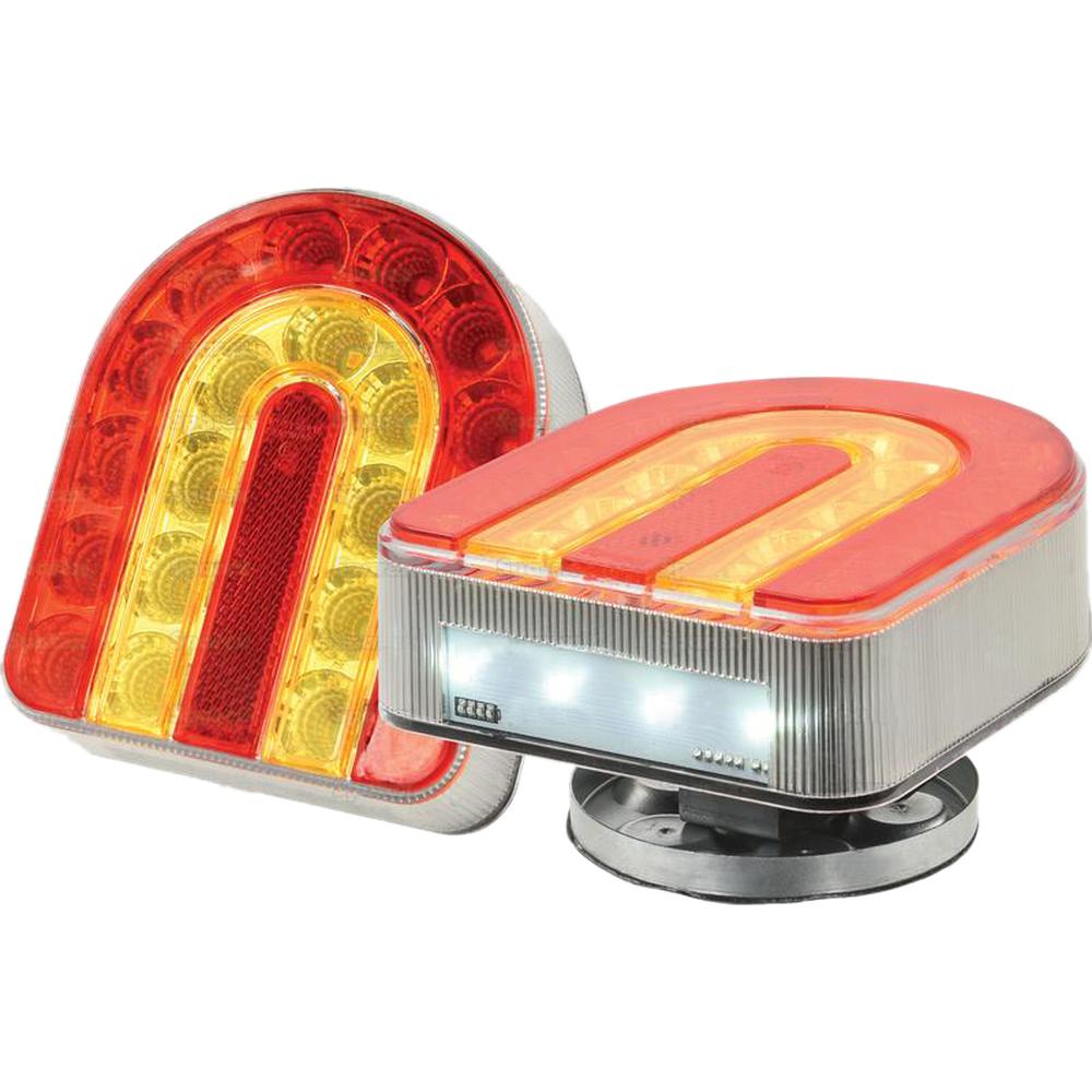 S.153699 Connix LED Magnetic Light Replacement - 12 LED Red/Amber RH