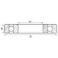 S.18246 Bearing, Tapered Roller W/ Cup #32012 Fits Case IH