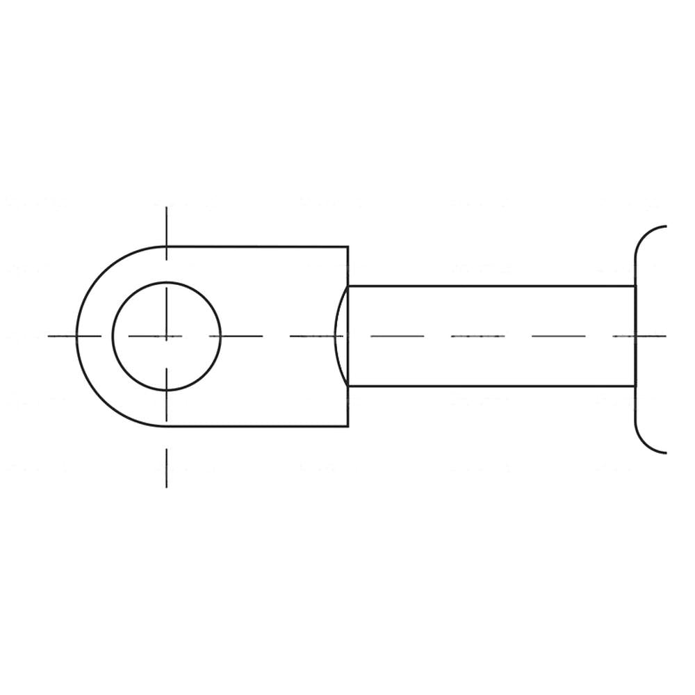 S.19453 Gas Strut, 400mm - Fits Zetor 5211, 5245, 6211, 6245, 7211, 7245, 7711 +